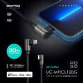 ONPRO UC-MFICL120G Type-C to Lightning PD30W 快充 充電線 傳輸線 充電 Apple iPhone iPad MFi認證 PD iPhone15 14_2 ONPRO UC-MFICL120G Type-C to Lightning PD30W 快充 充電線 傳輸線 充電 Apple iPhone iPad MFi認證 PD iPhone15 14_2