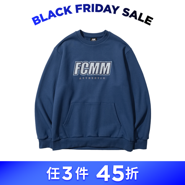 FCMM刺繡大LOGO大學T FCMM刺繡大LOGO大學T