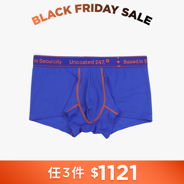 LOW RISE 沁涼網眼運動平口內褲 星空藍 LOW RISE 沁涼網眼運動平口內褲 星空藍