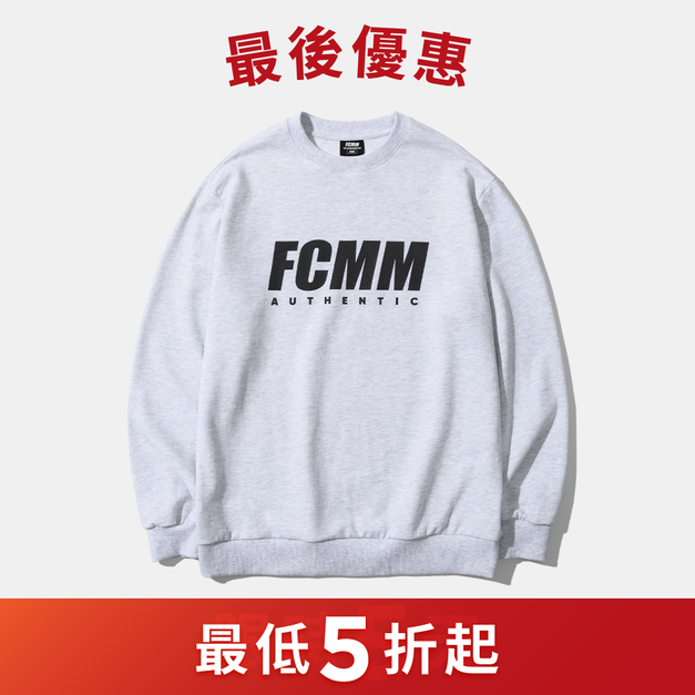 FCMM印花大LOGO大學T FCMM印花大LOGO大學T