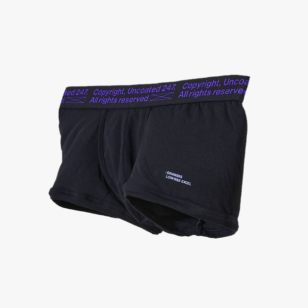 Drawers Low-rise 經典低腰平口內褲 深邃紫 Drawers Low-rise 經典低腰平口內褲 深邃紫