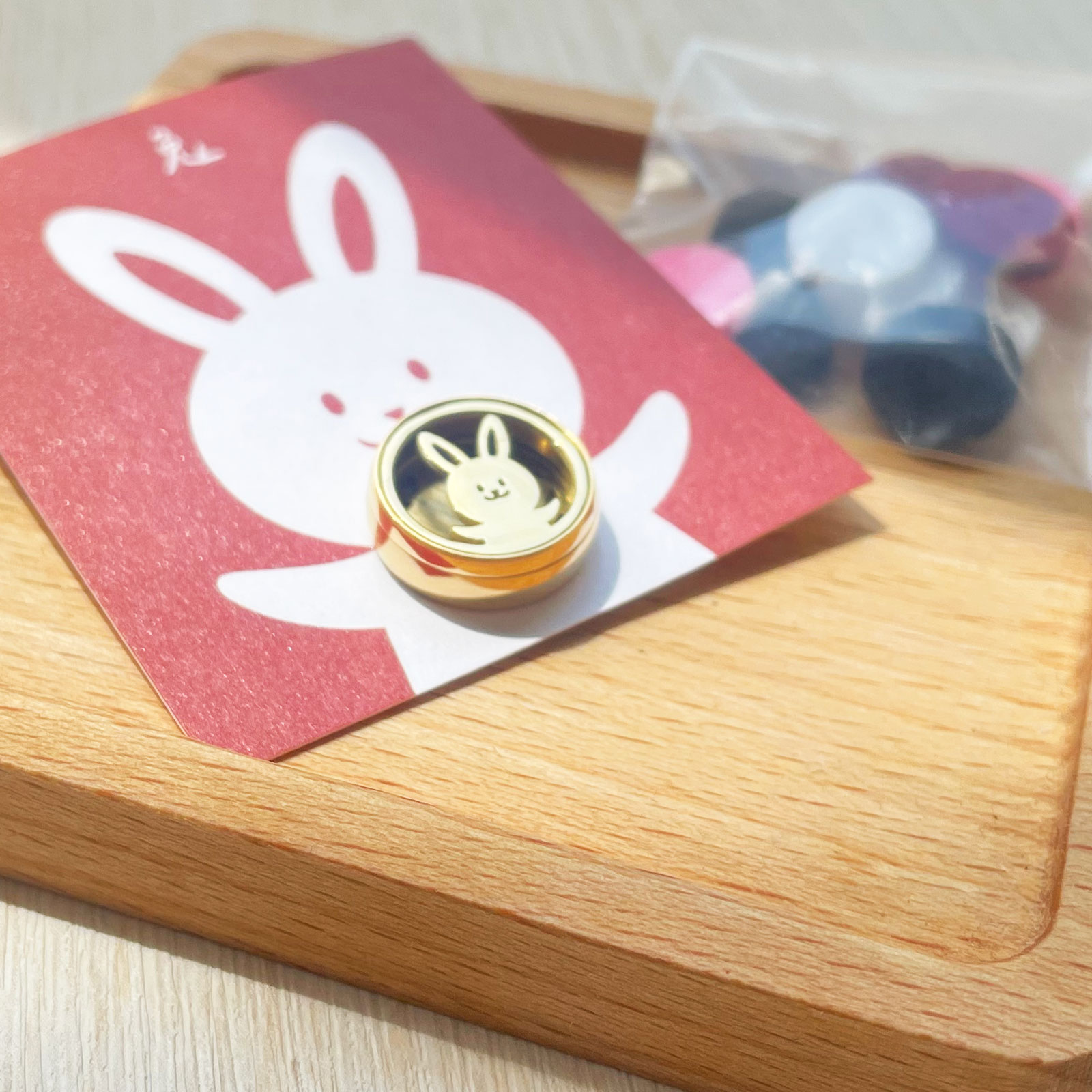 SCENT FOREST 香氛森林 - 質感金屬不鏽鋼口罩香氛釦 - 老虎 黑 金 銀 虎年 生肖