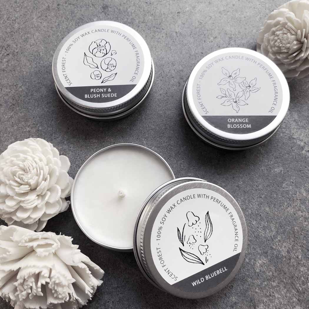 SCENT FOREST 香氛森林 - 香氛噴霧 香氛大豆蠟燭 - 藍風鈴花