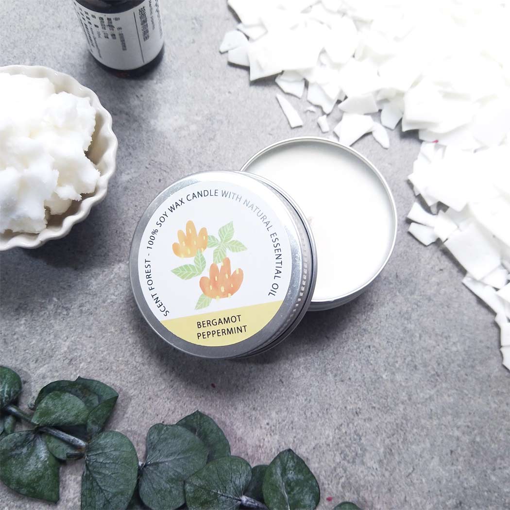 SCENT FOREST 香氛森林 - 香氛噴霧 香氛大豆蠟燭 - 精油款 - 彿手柑薄荷