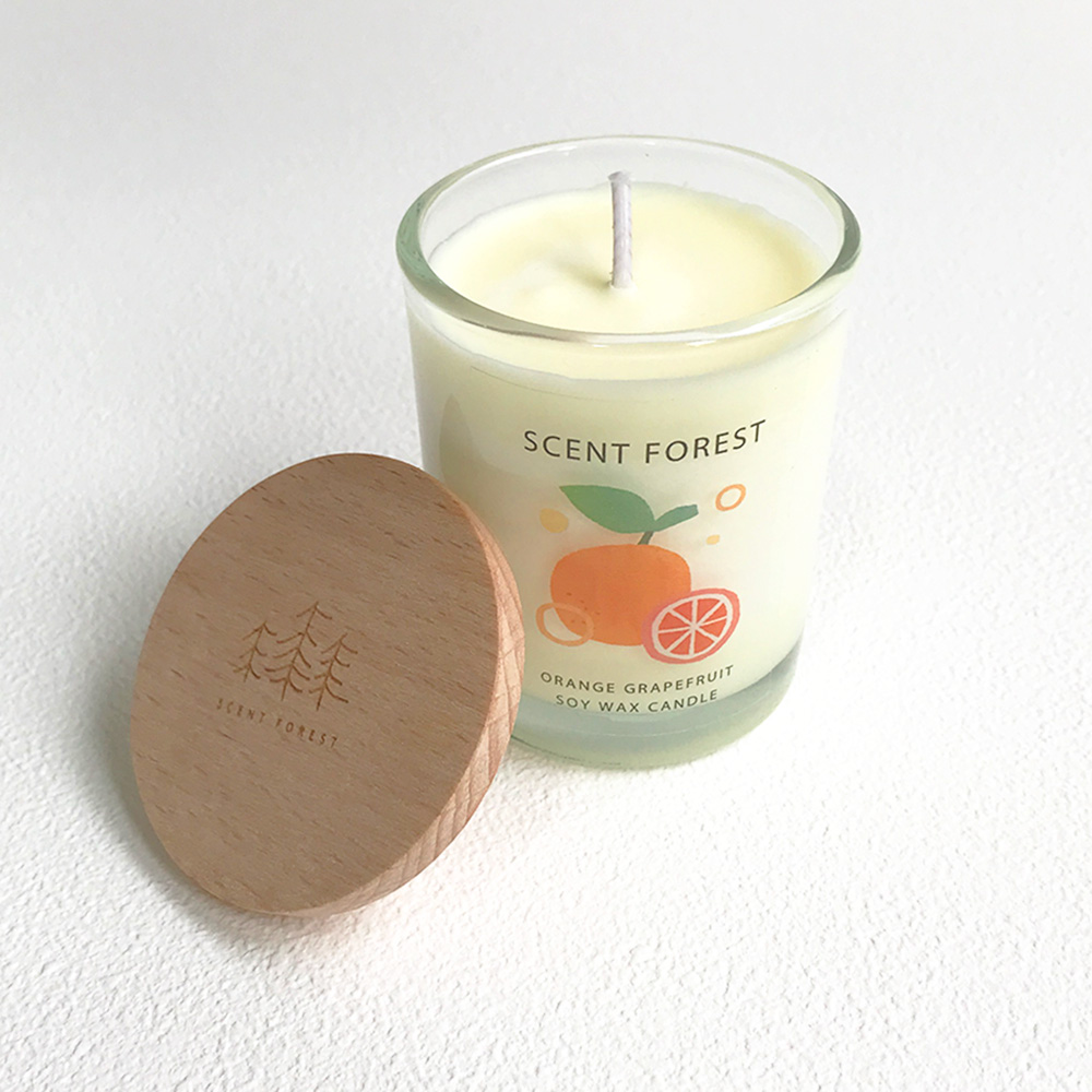 SCENT FOREST 香氛森林 - 室內擴香 香氛大豆蠟燭 擴香花 - 甜橙葡萄柚