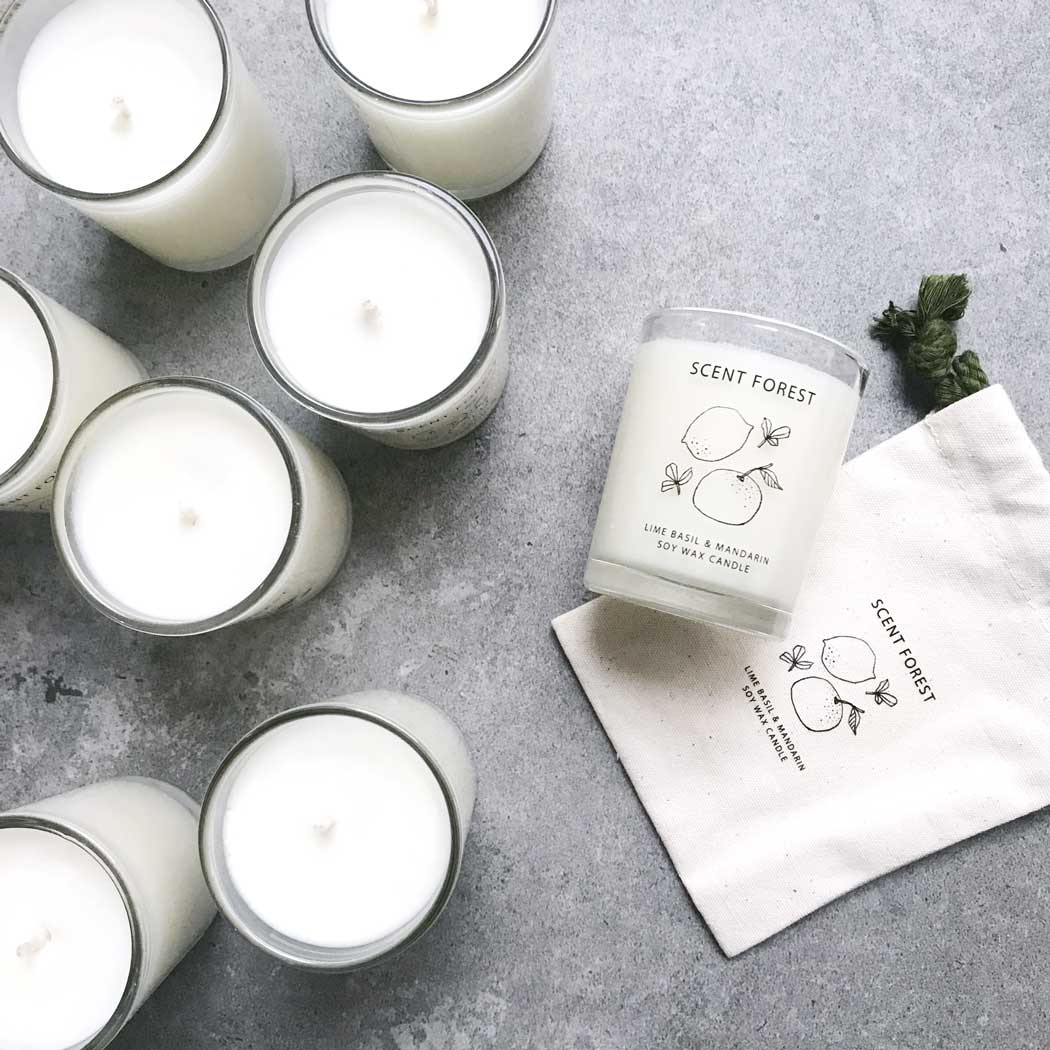 SCENT FOREST 香氛森林 - 香氛噴霧 香氛大豆蠟燭 - 青檸羅勒柑橘