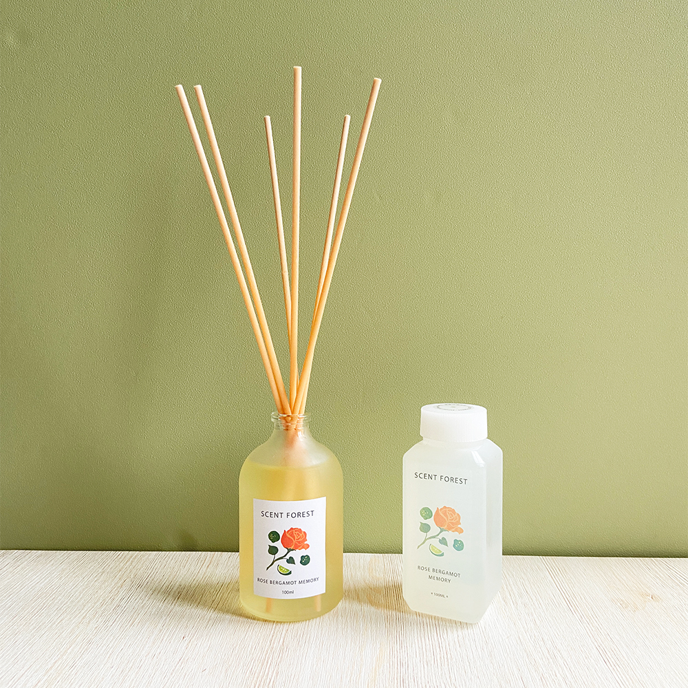 SCENT FOREST 香氛森林 - 室內香氛 - 天然精油擴香花 擴香竹 - 補充精油
