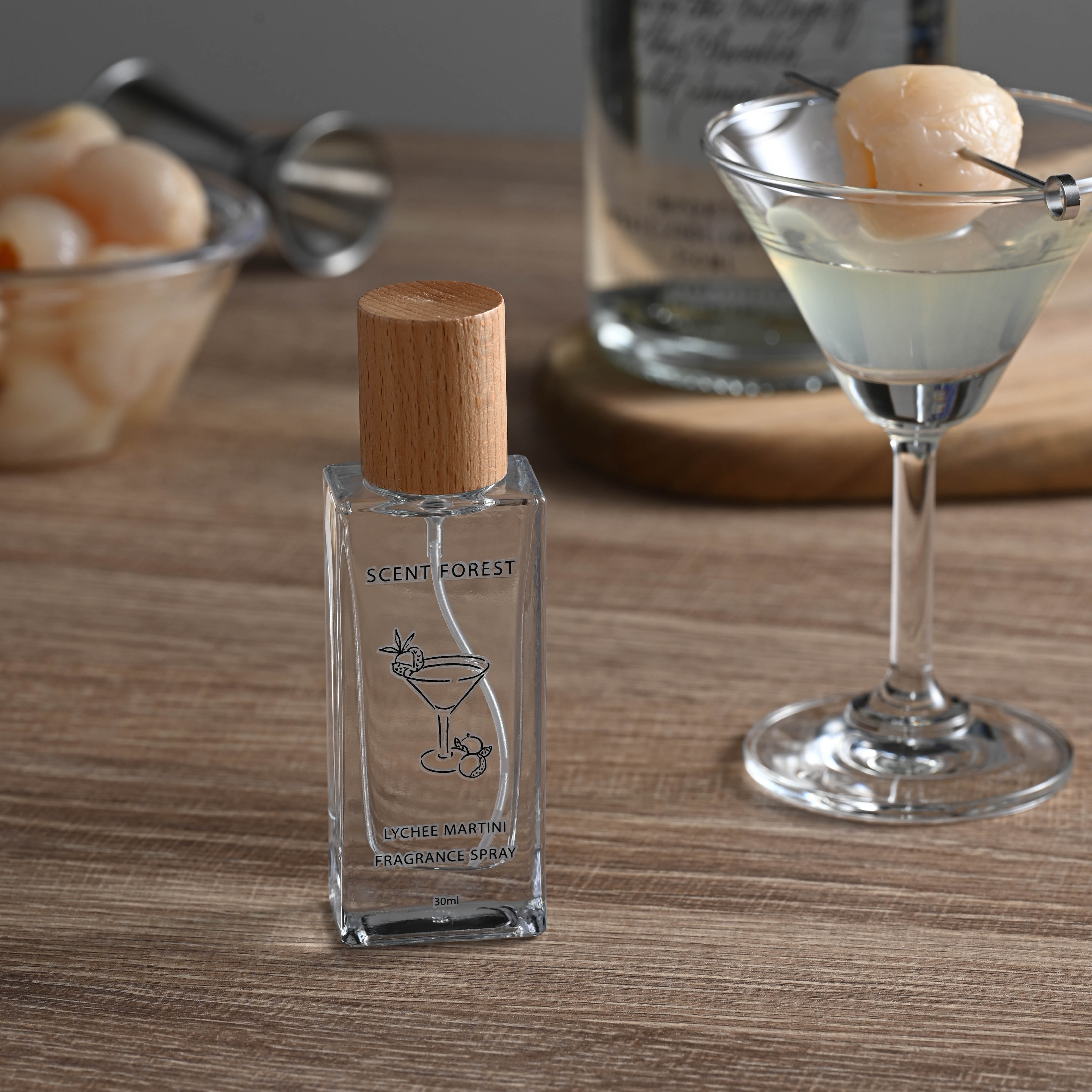 SCENT FOREST 香氛森林 - 香氛噴霧 香氛大豆蠟燭 - 荔枝馬丁尼