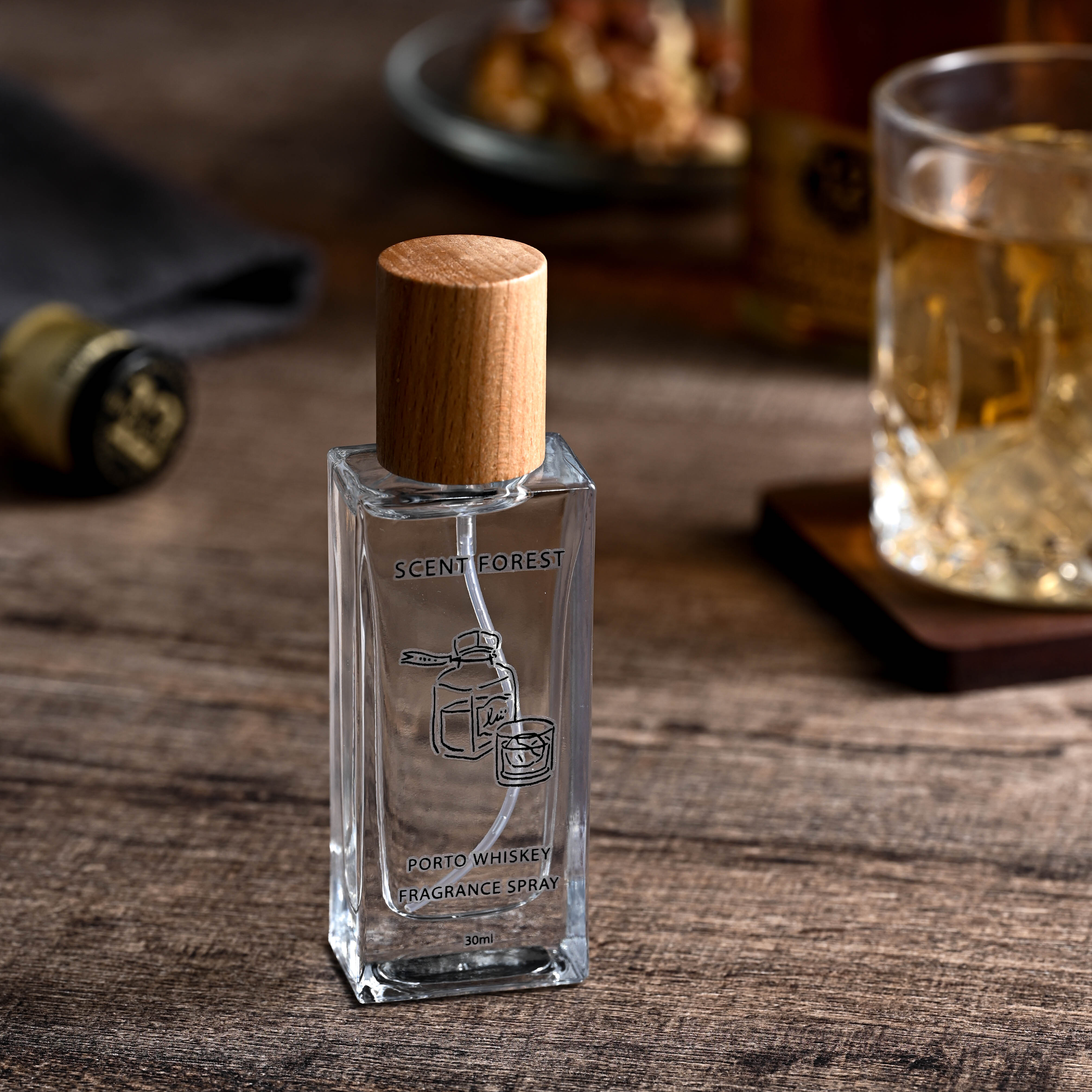 SCENT FOREST 香氛森林 - 香氛噴霧 香氛大豆蠟燭 - 波爾圖威士忌