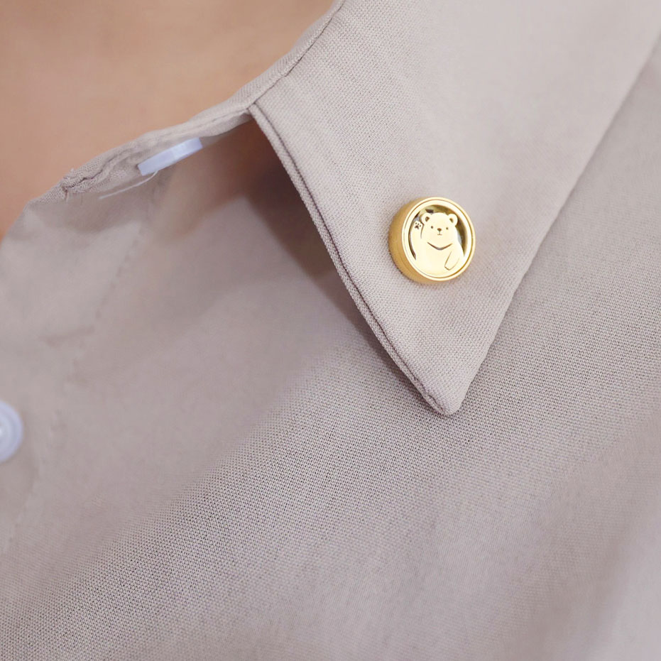 Scent Forest 香氛森林 口罩香氛釦 不銹鋼 香氛釦 北方森林 薰衣草 禮物組合 大熊 小熊 恐龍 使用情境