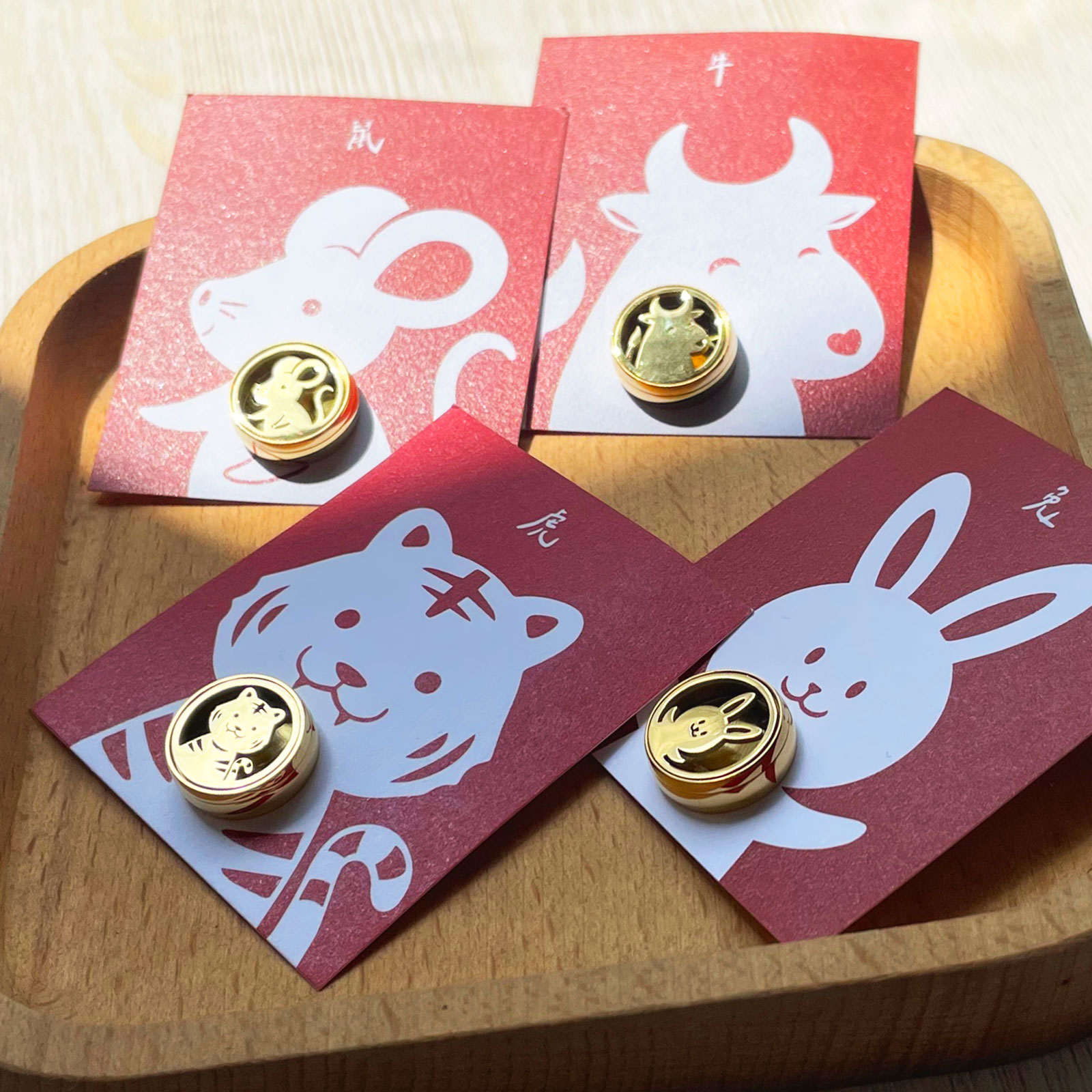 ScentForest  香氛森林 香氛釦  十二生肖 十二生肖香氛釦 精油 婚禮小物 二進禮 禮物 口罩釦 不銹鋼 裝飾品