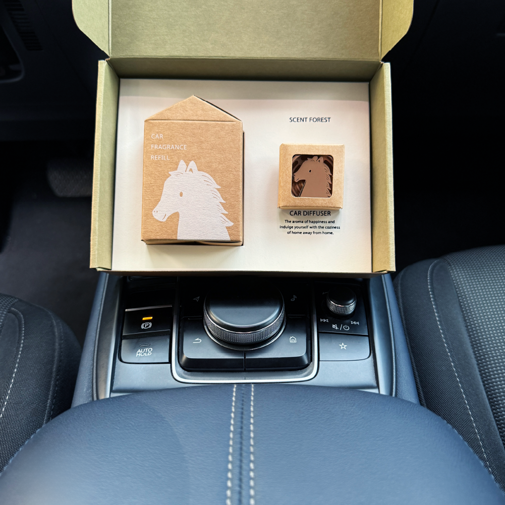 香氛森林 馬年快樂 質感車用香氛2.0 全新小萌寵上市 帥氣小馬迎新春