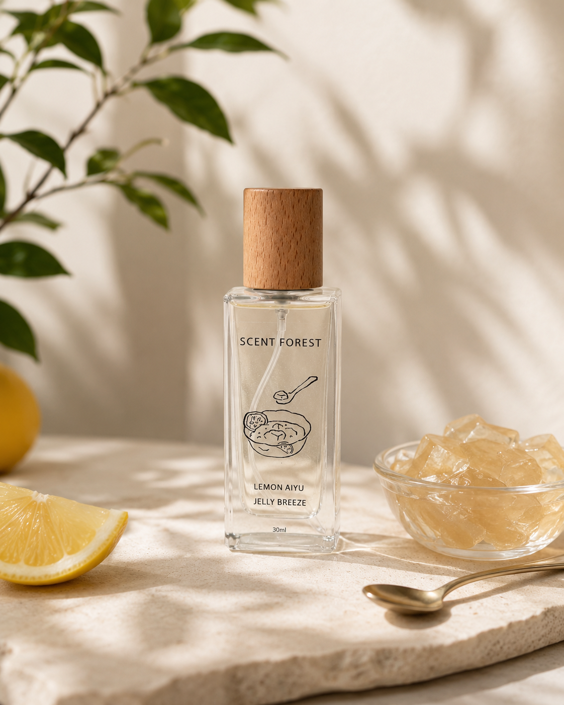 SCENT FOREST 香氛森林 - 香氛噴霧 香氛大豆蠟燭 - 檸檬愛玉冰