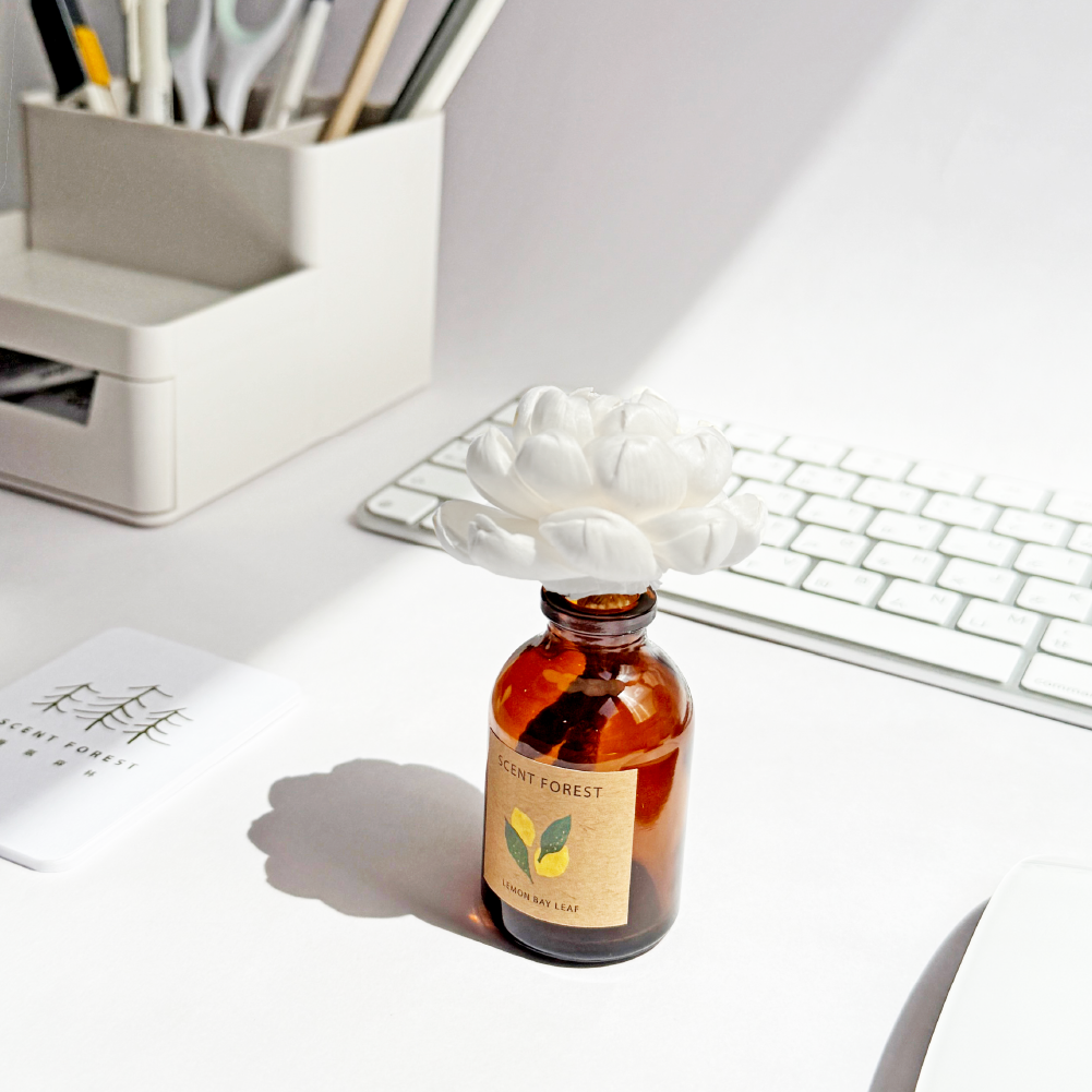 SCENT FOREST 香氛森林 -室內擴香- 天然精油吸吸花 香氛花 索拉花 室內擴香 辦公室、書桌適用 小巧設計