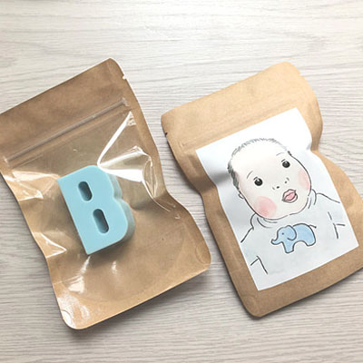 客製化插畫蠟燭與手工皂組 - 彌月禮盒 婚禮小物 企業禮贈品 客製化插圖