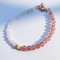 |14kgf輕珠寶|珍珠草莓晶月光石手鍊_1 |14kgf輕珠寶|珍珠草莓晶月光石手鍊_1