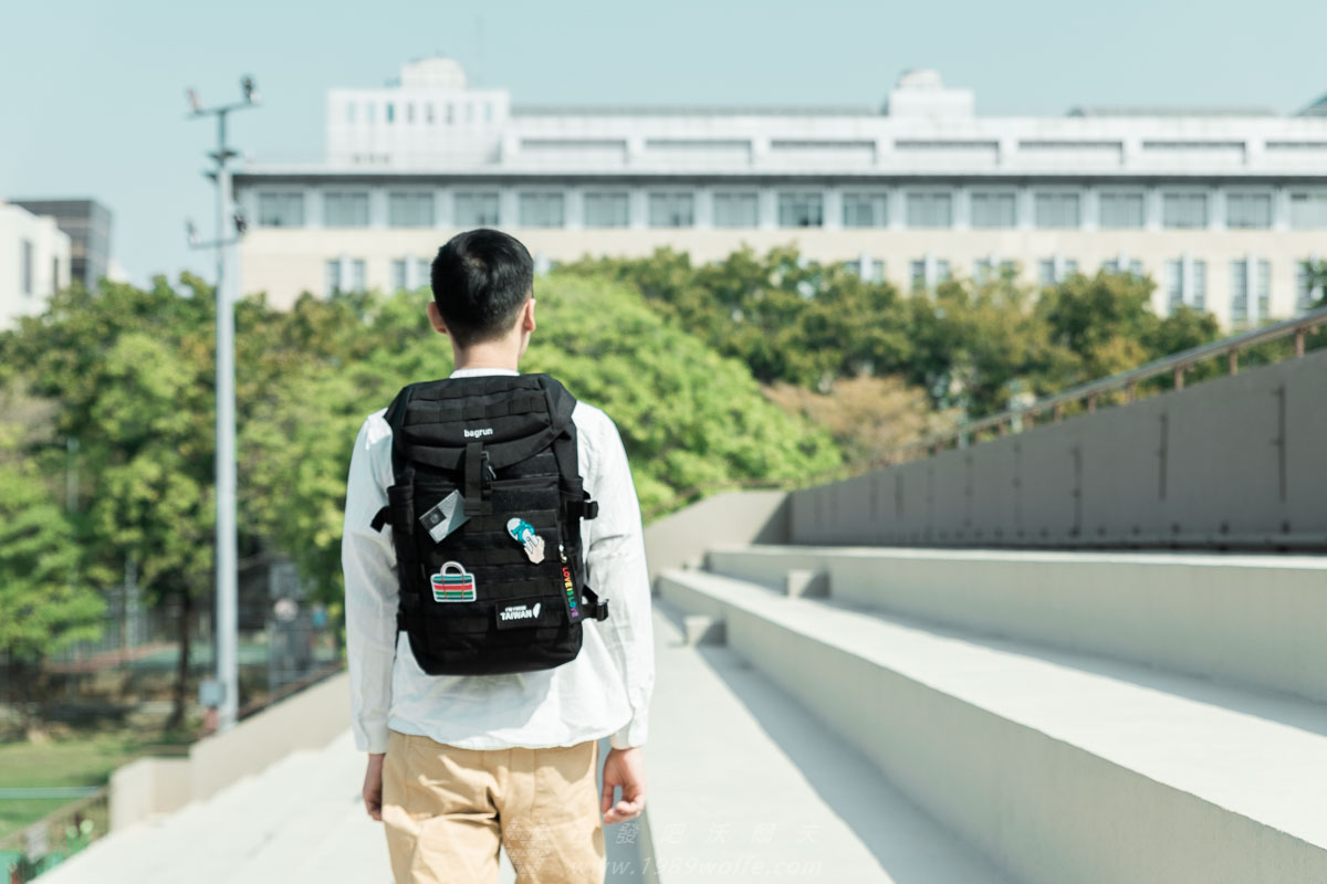 沃爾夫 都會玩家瞬開翻蓋後背包