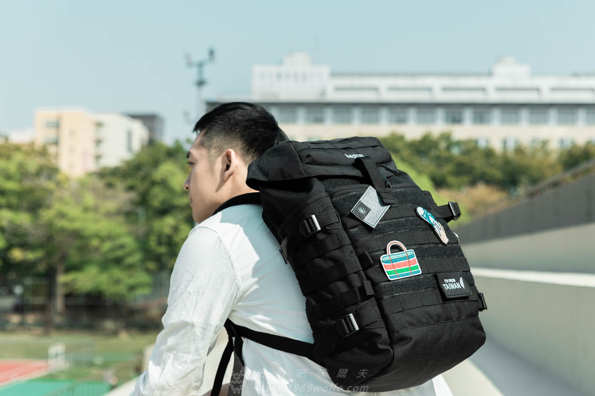 沃爾夫 都會玩家瞬開翻蓋後背包