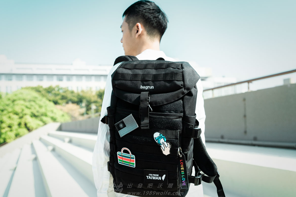 沃爾夫 都會玩家瞬開翻蓋後背包