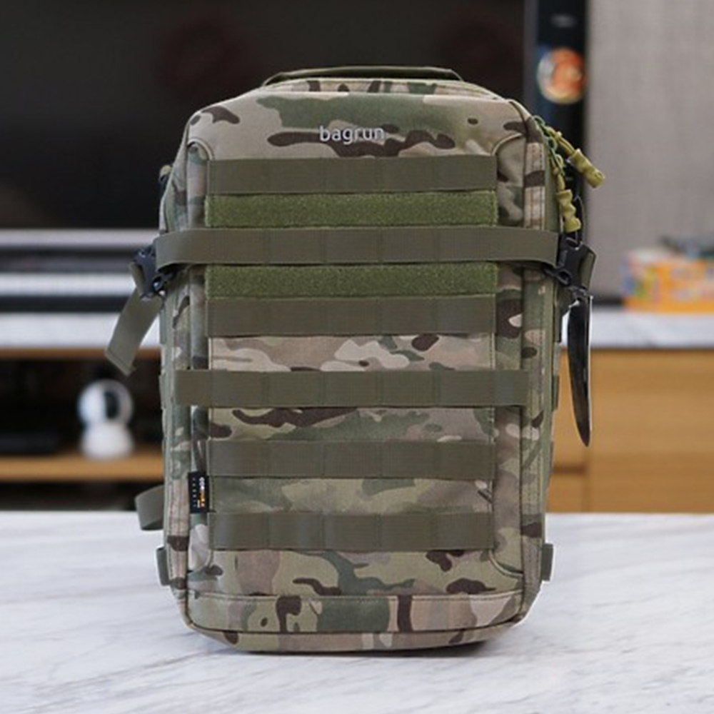 bagrun全日玩家軍事風格後背包|輕量也有大空間 快扣設計超便利