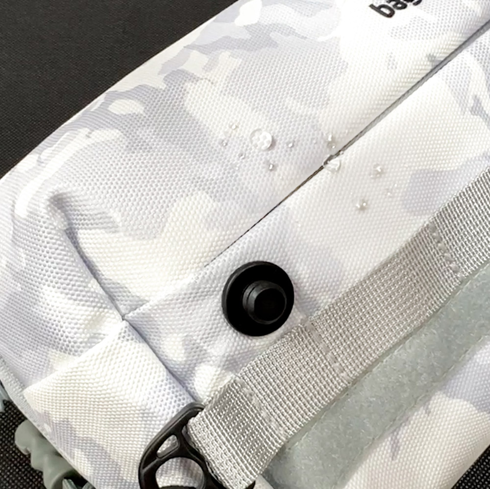 bagrun雪地迷彩包包新亮相,三重防護不怕髒