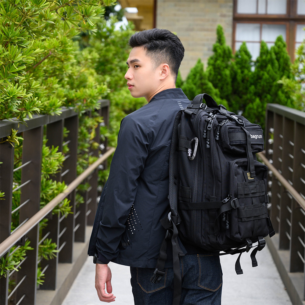 多夾層後背包 收納狂的救星 二代都會玩家軍事風格後背包