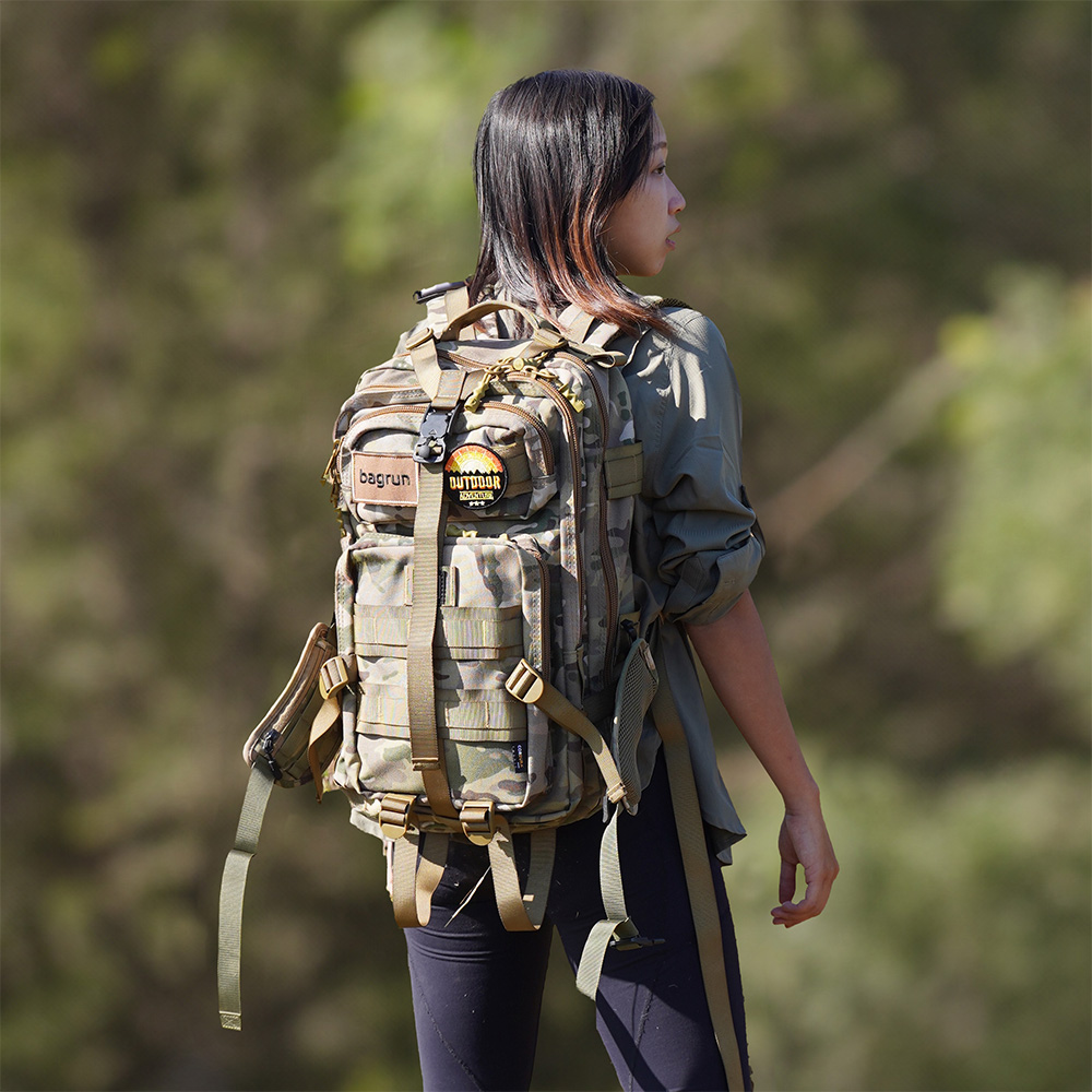 背包正確背負方法_二代都會玩家軍事風格後背包