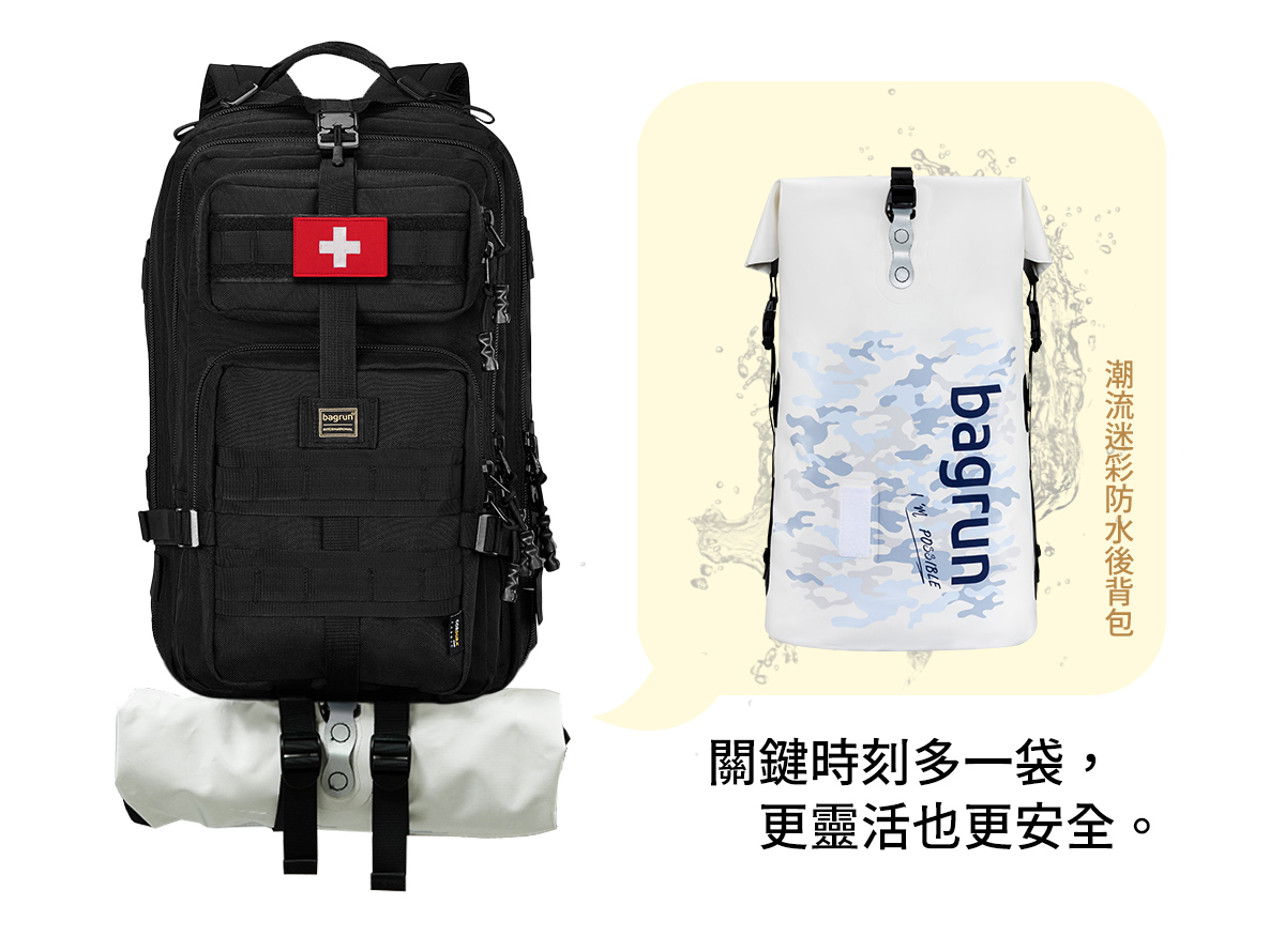 輕外掛系統 × 防水包