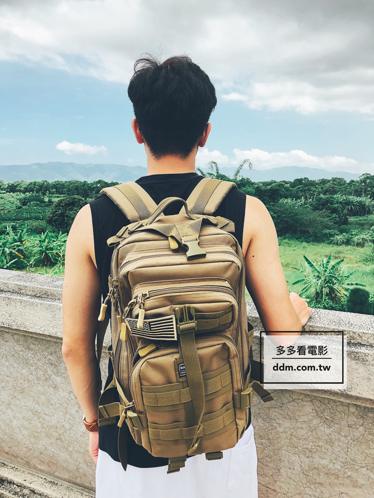 都會玩家軍事風格後背包-開箱文