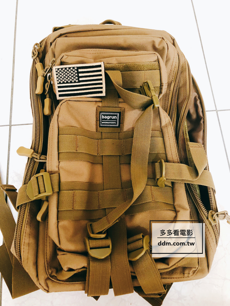 都會玩家軍事風格後背包-開箱文