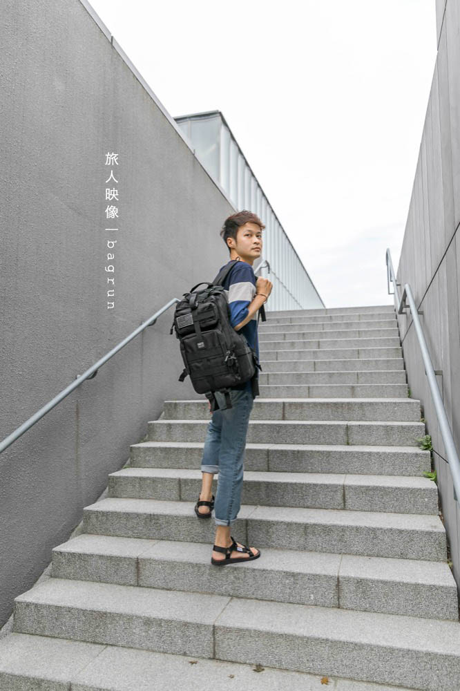 旅人映像 都會玩家軍事風格後背包