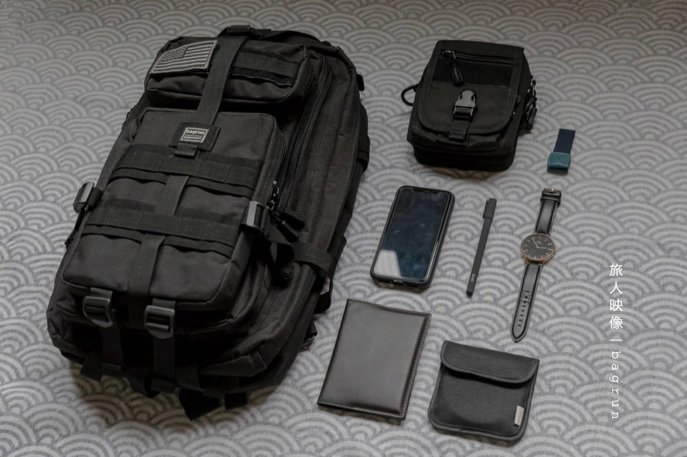 旅人映像 都會玩家軍事風格後背包