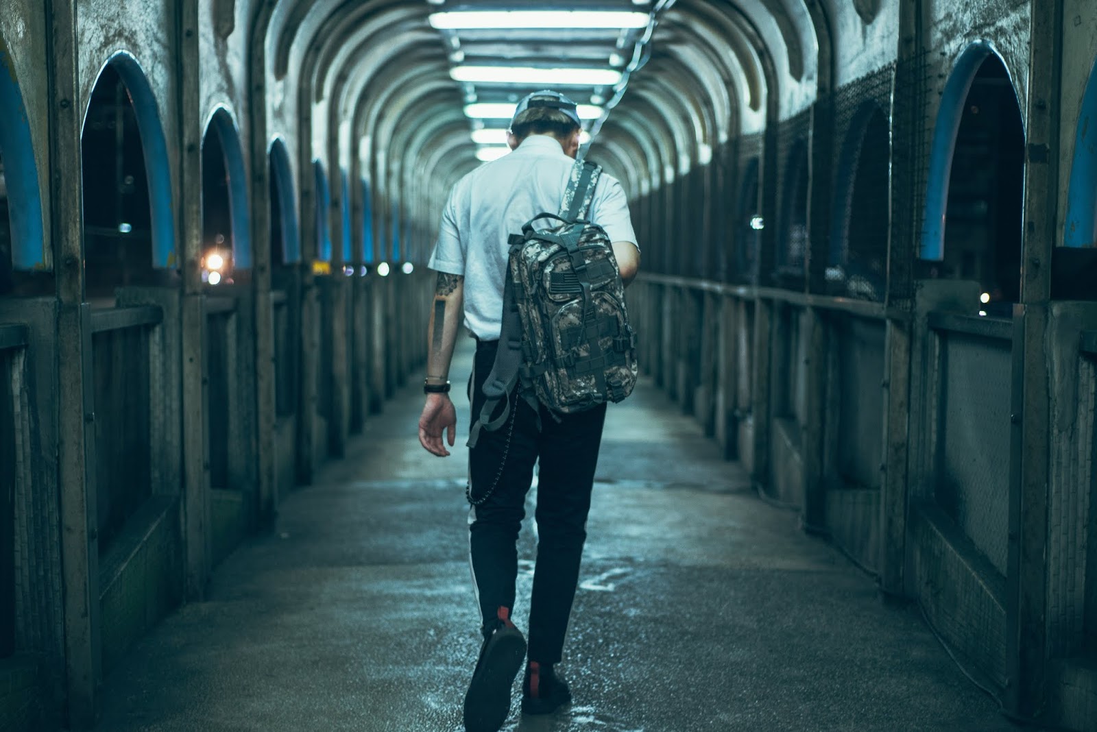 李豪 都會玩家軍事風格後背包