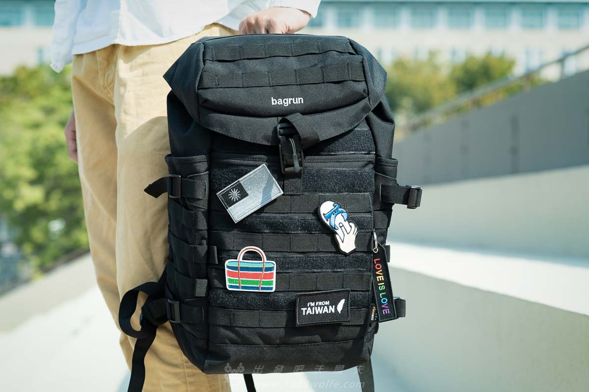 沃爾夫 都會玩家瞬開翻蓋後背包