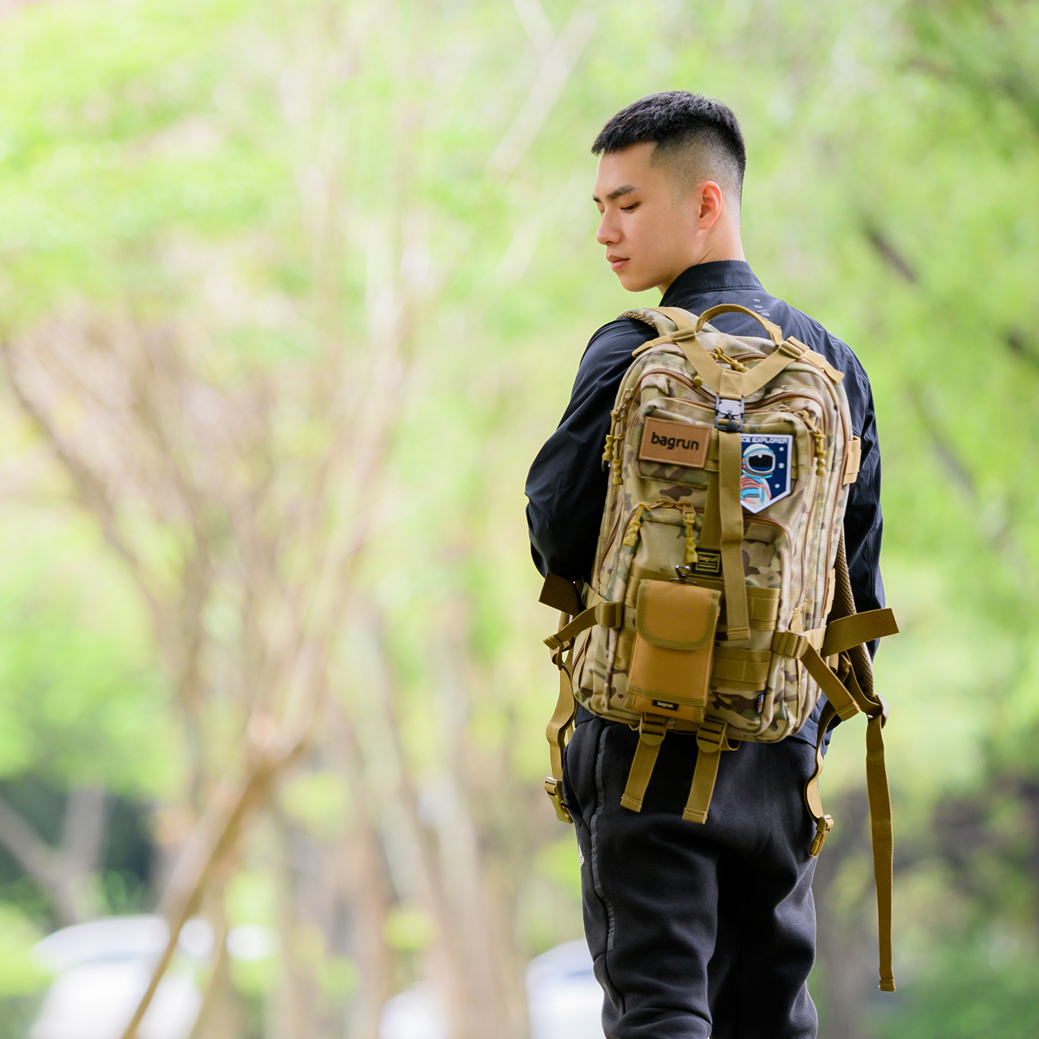 一日健行背包推薦|二代都會玩家軍事風格後背包