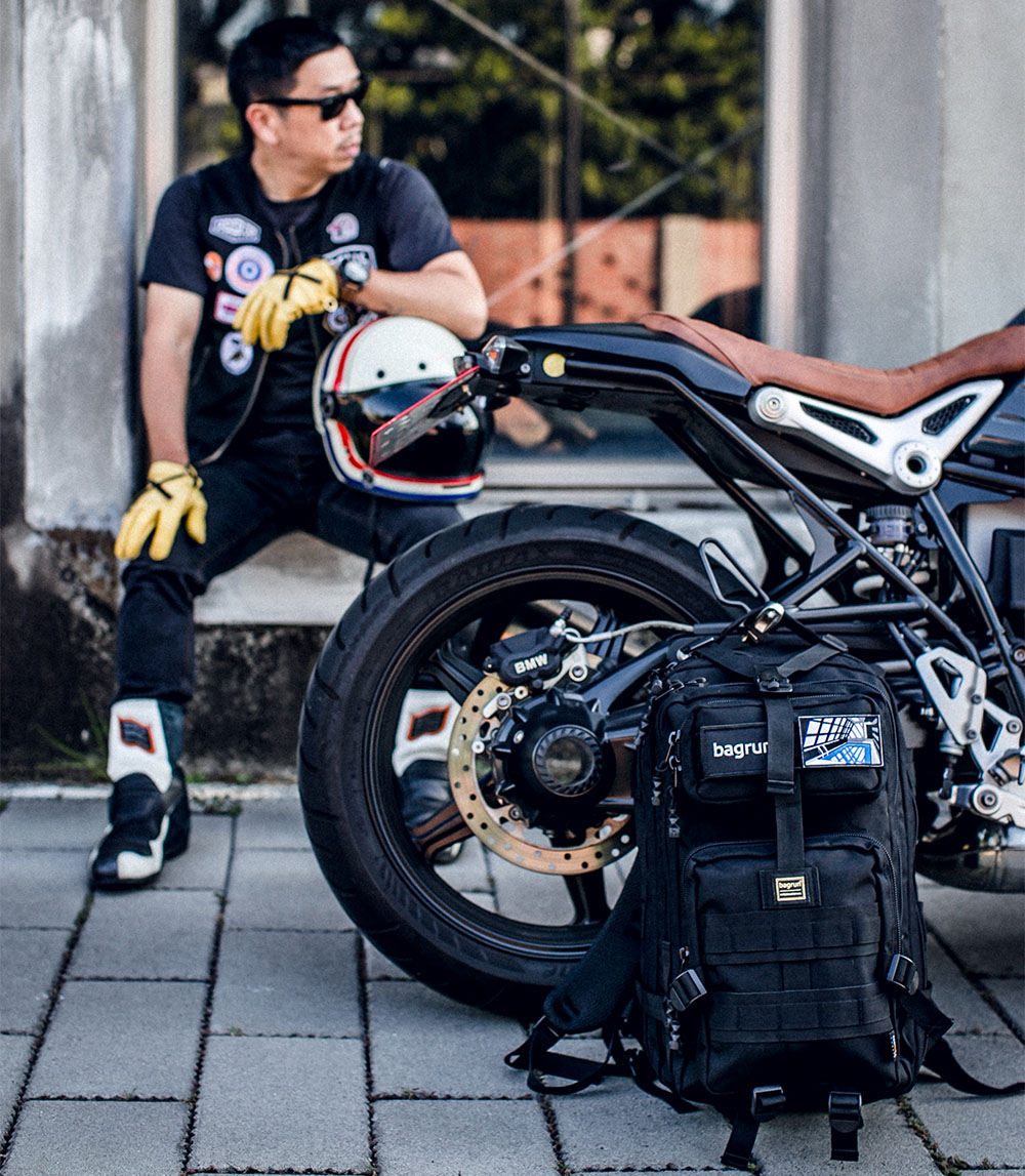 機車騎士背包|滿足騎士日常需求的軍規機能後背包