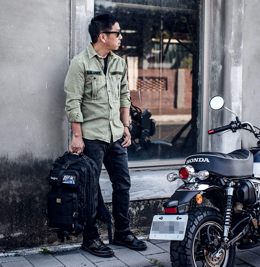 機車騎士背包|滿足騎士日常需求的軍規機能後背包