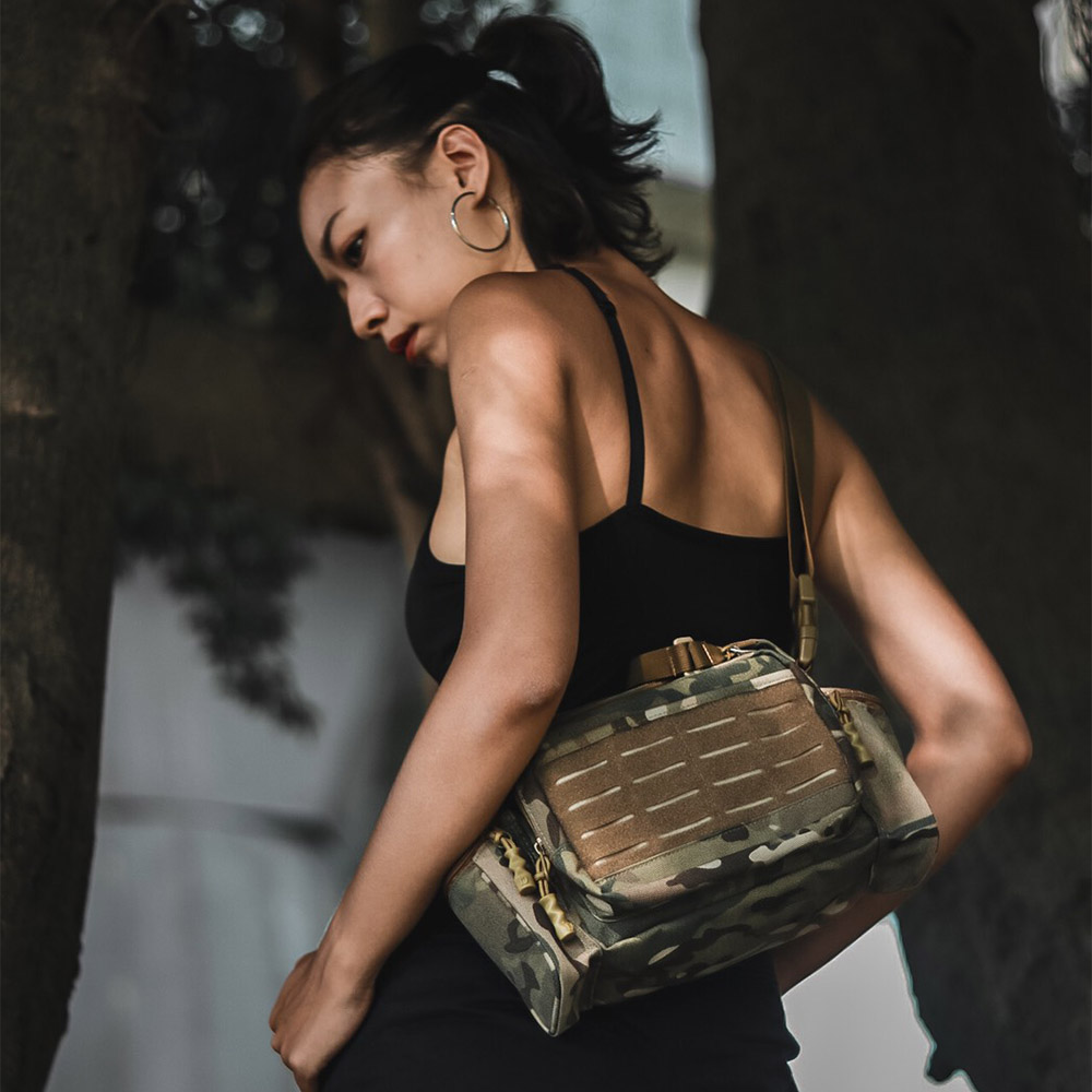 二代 Molle 系統多用途腰包,女生揹也十分有個性