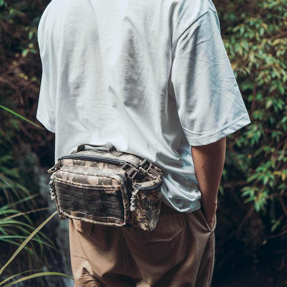 軍風男用腰包推薦,二代 Molle 系統多用途腰包