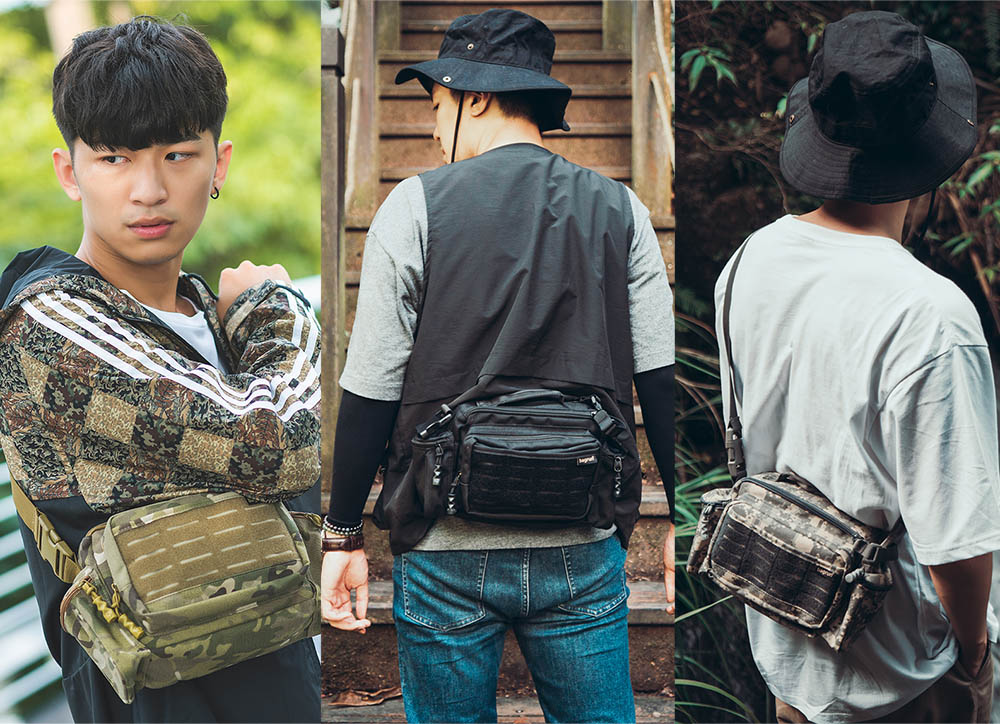 軍風男用腰包推薦,二代 Molle 系統多用途腰包