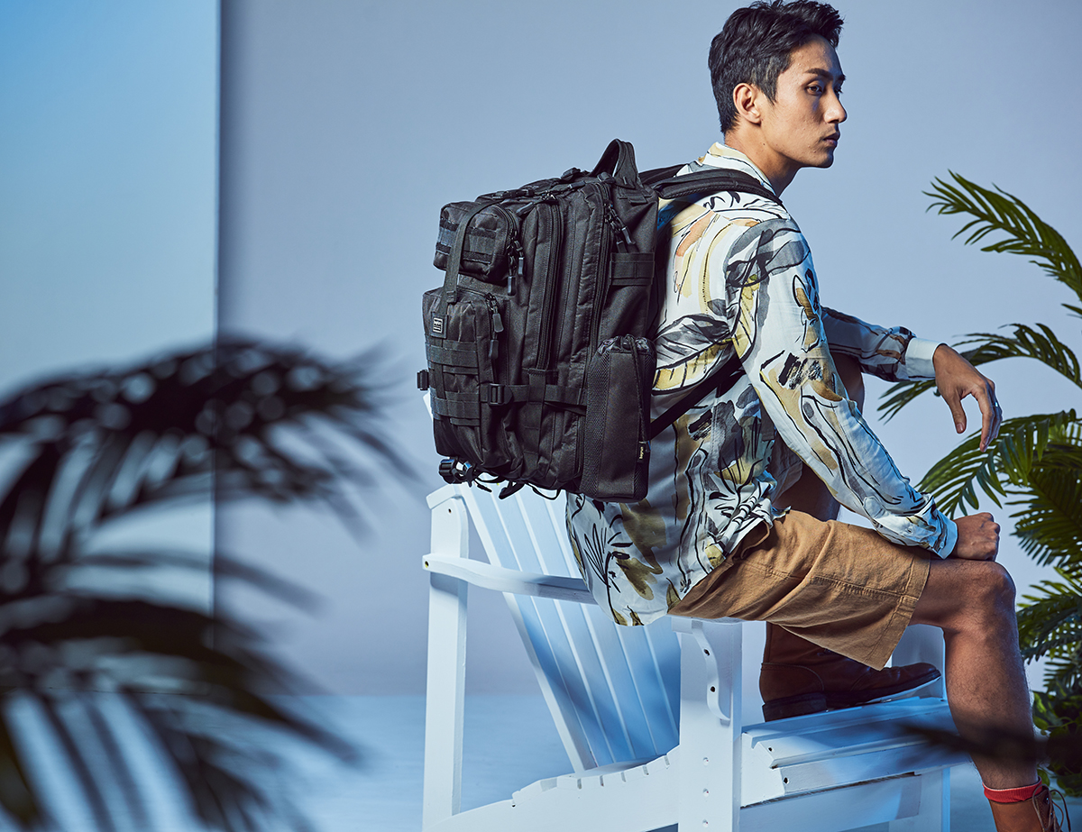 名模萬子豪的跨界人生 / bagrun 都會玩家軍事風格瞬開後背包
