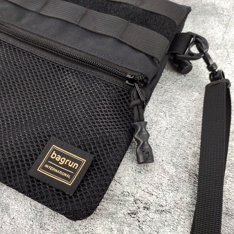 bagrun軍風機能隨身補給袋  波紋拉鍊握把