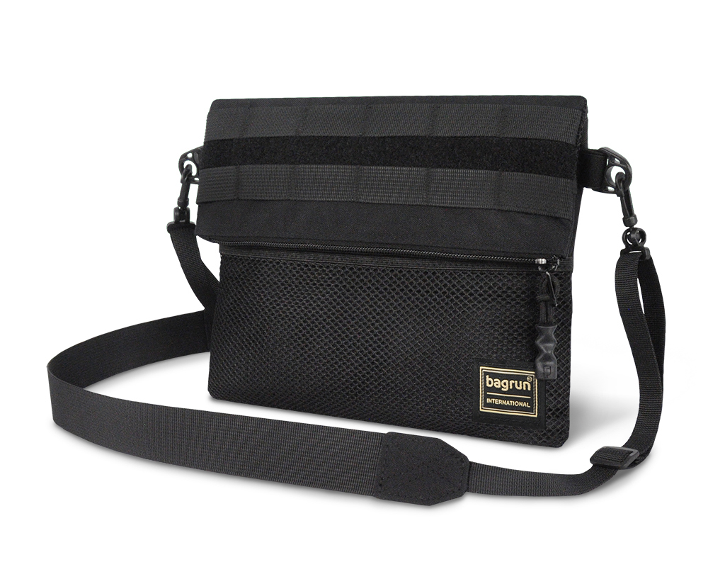 隨身小包席捲街頭潮流!日系型人最愛bagrun軍風機能隨身補給袋