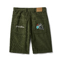 PRIMITIVE SP25-PA125800 救世主 SAVIOR CORD SHORTS 滑板神褲 燈心絨 刺繡短褲_1 PRIMITIVE SP25-PA125800 救世主 SAVIOR CORD SHORTS 滑板神褲 燈心絨 刺繡短褲_1
