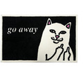 Nevermind. RIPNDIP 中指貓 造型地毯 RND0641N GO AWAY RUG Nevermind. RIPNDIP 中指貓 造型地毯 RND0641N GO AWAY RUG
