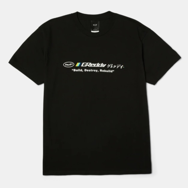 NVM  HUF x GReddy Formula改裝車聯名系列Tee TS02665-BLACK 限量 NVM  HUF x GReddy Formula改裝車聯名系列Tee TS02665-BLACK 限量