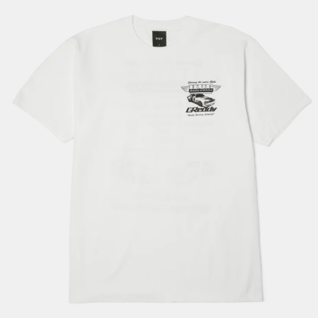 NVM  HUF x GReddy Formula改裝車聯名系列Tee  TS02666-WHITE 限量 NVM  HUF x GReddy Formula改裝車聯名系列Tee  TS02666-WHITE 限量
