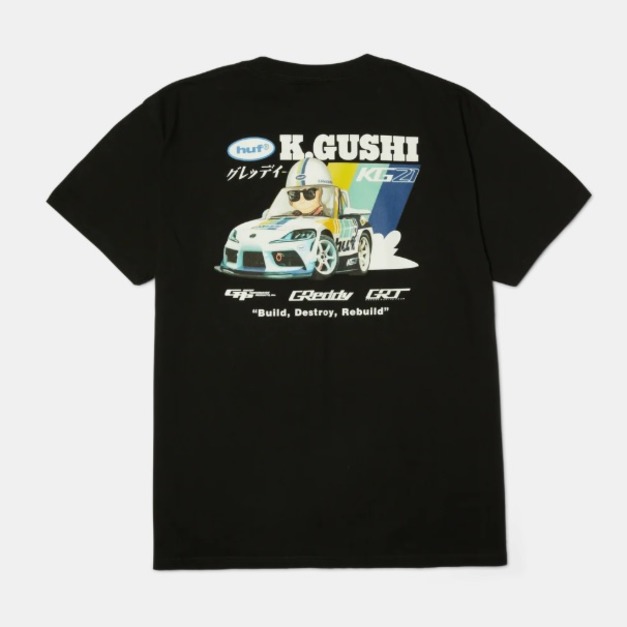 NVM  HUF x GReddy Formula改裝車聯名系列Tee TS02668-BLACK 限量 NVM  HUF x GReddy Formula改裝車聯名系列Tee TS02668-BLACK 限量
