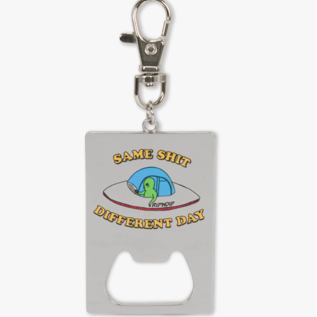 NVM RIPNDIP RNDSPR26224 Same Shit Different Day 中指貓 開罐器鑰匙圈 NVM RIPNDIP RNDSPR26224 Same Shit Different Day 中指貓 開罐器鑰匙圈