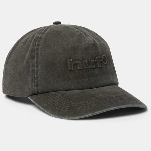 HUF Pacific Wash 5-Panel Snapback Hat HT00927-BLACK 水洗帽 NVM HUF Pacific Wash 5-Panel Snapback Hat HT00927-BLACK 水洗帽 NVM